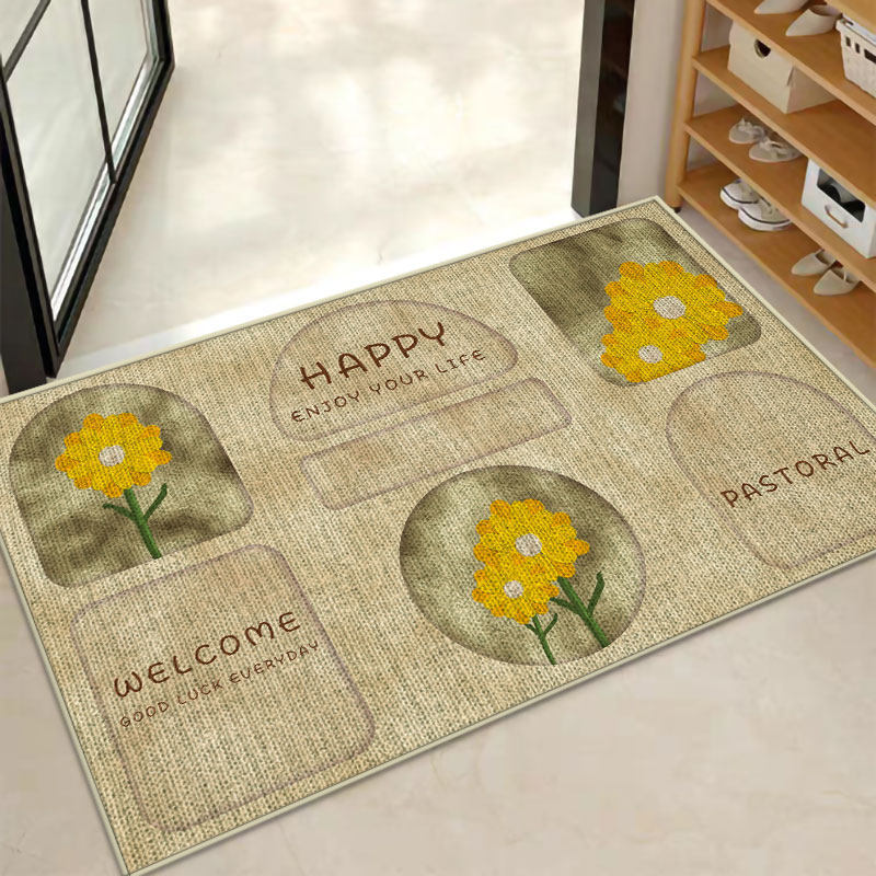 Decorative Star-patterned Bath Mat