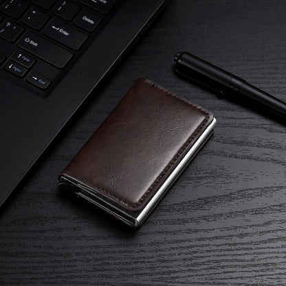 Premium Leather Business Card Holder Acalora