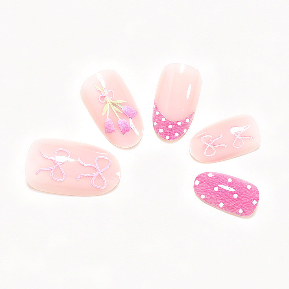 Artistic Floral Nail Art Design Acalora