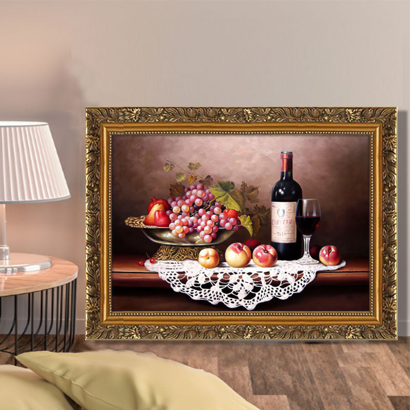 Vintage Style Fruit Basket Wall Decor