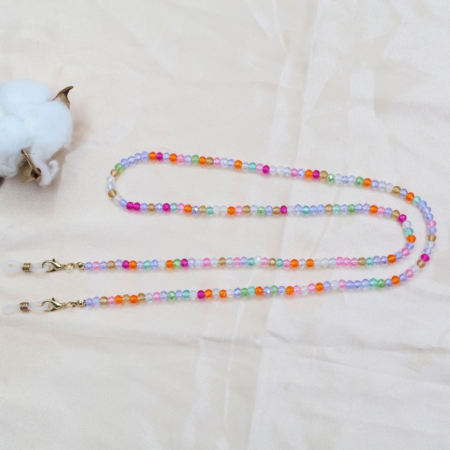 Colorful Beaded Eyewear Holder Chain Acalora