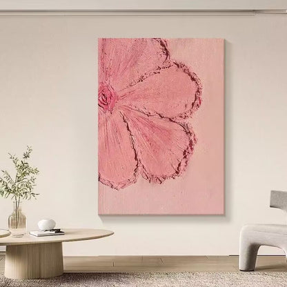 Floral Relief Textured Canvas Artwork