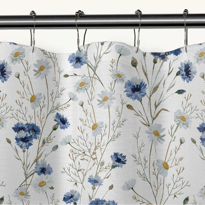 Floral Patterned Shower Curtain