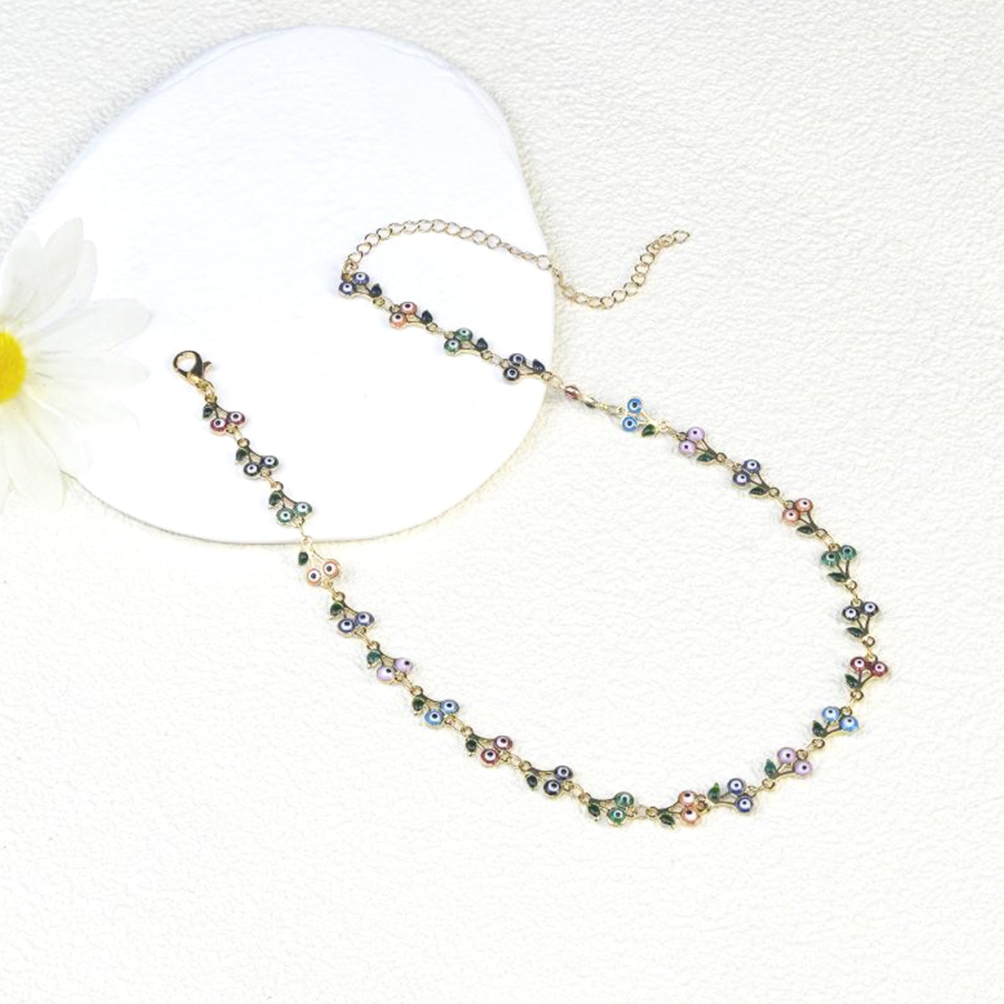 Colorful Elephant Charm Eyewear Chain Acalora