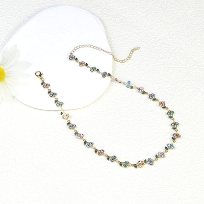 Colorful Elephant Charm Eyewear Chain Acalora