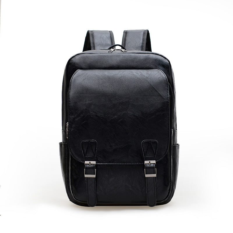 Elegant Leather Backpack Acalora