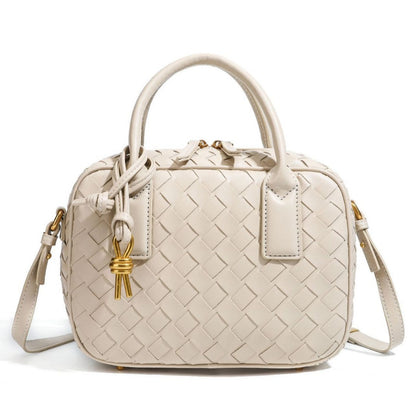 Textured Leather Boutique Handbag Acalora