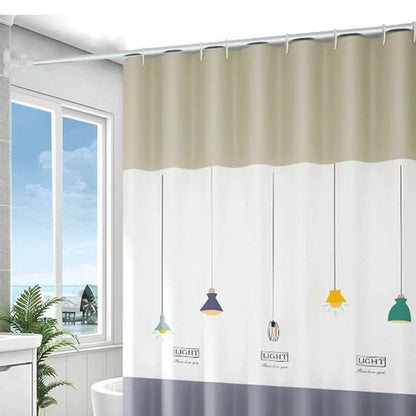 Light-Inspired Shower Curtain