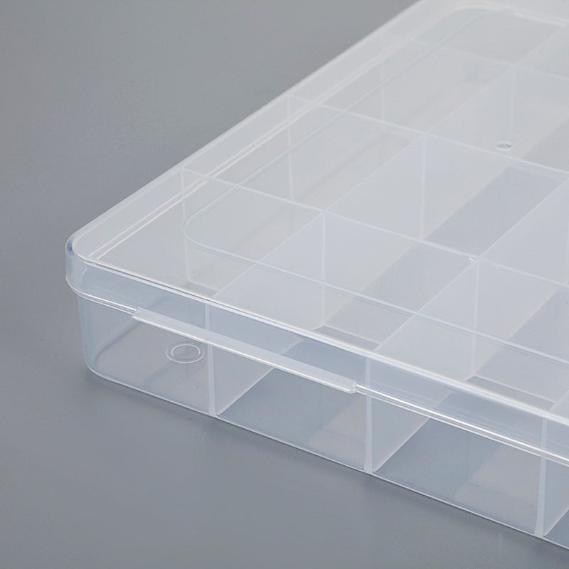 Multi-Divided Clear Craft Storage Organizer Acalora