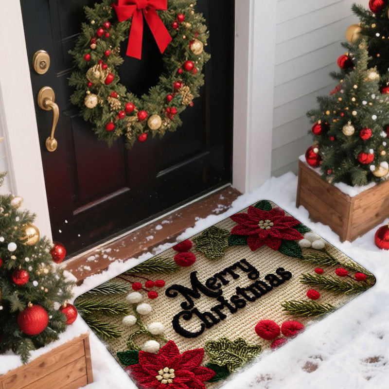 Christmas-Themed Door Mat
