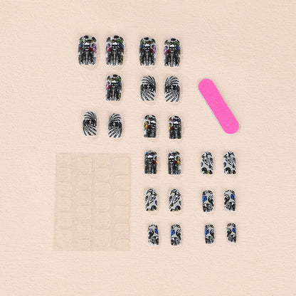 Creative Skeleton Nail Design Acalora