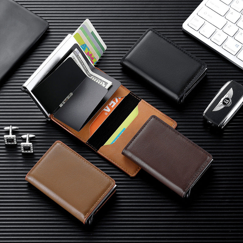 Premium Leather Business Card Holder Acalora