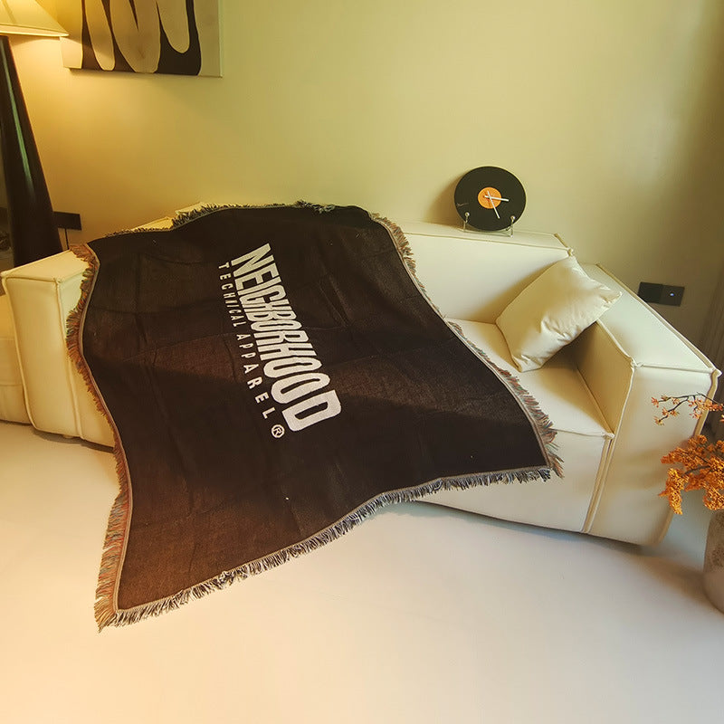 Cozy Decorative Fringe Throw Blanket
