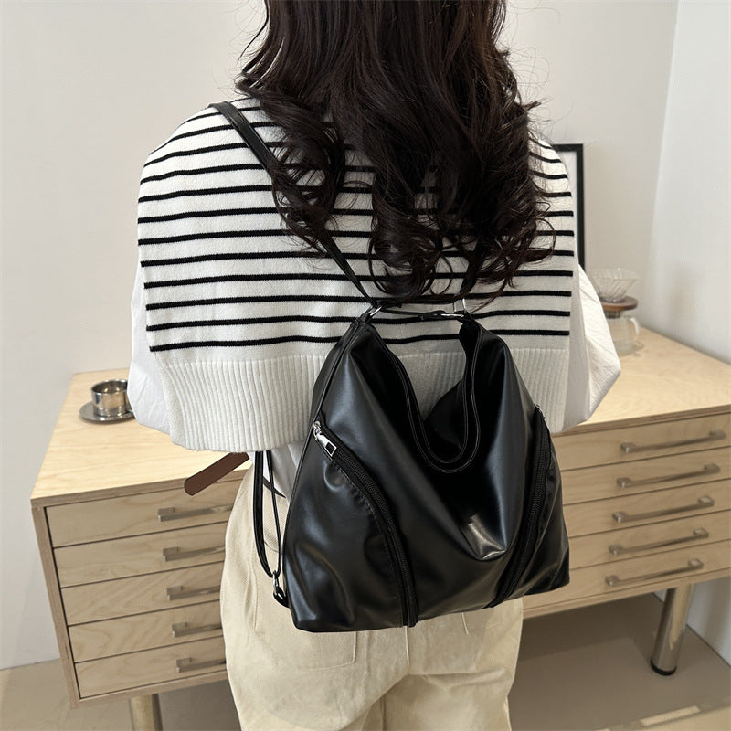 Chic Faux Leather Hobo Bag Acalora
