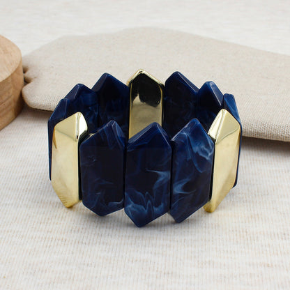 Geometric Resin Bracelet Acalora