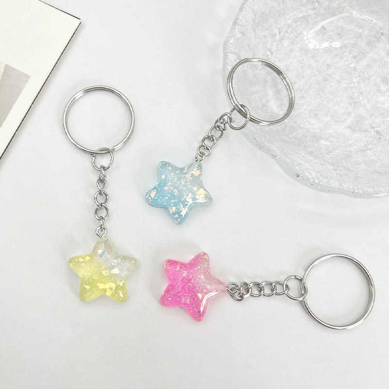 Star-Shaped Acrylic Keychain Acalora