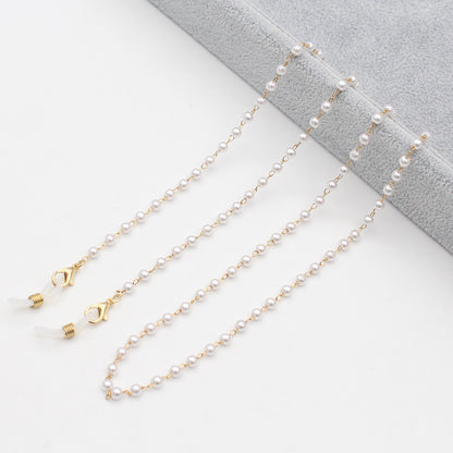 Pearl-Accented Eyewear Chain Acalora