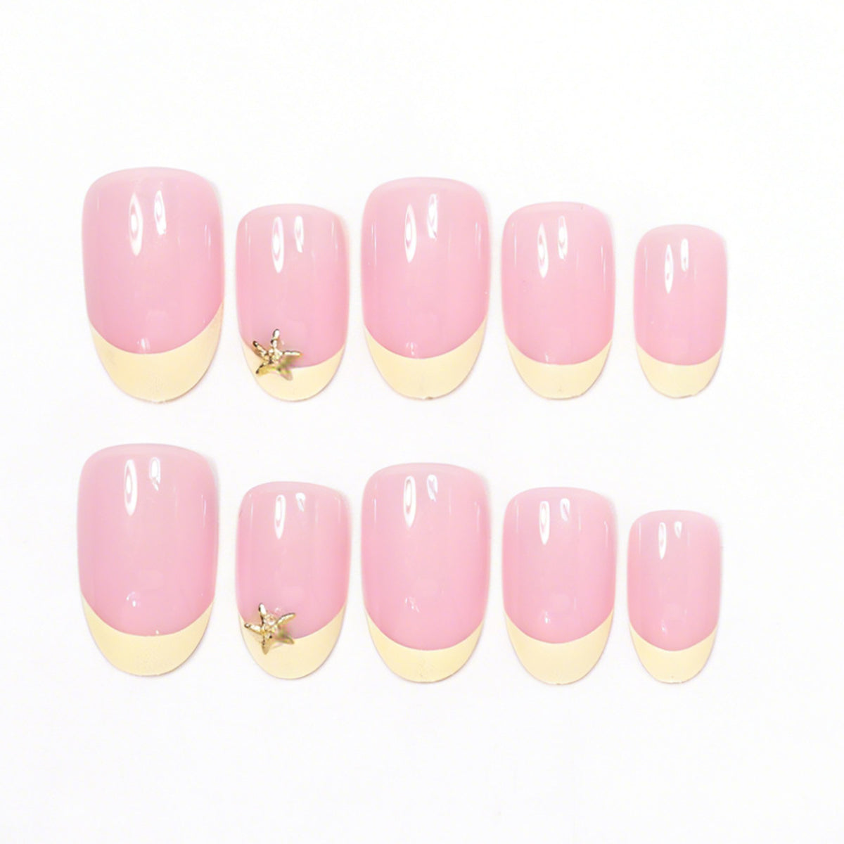 Elegant Starfish Accent Nail Art Set Acalora