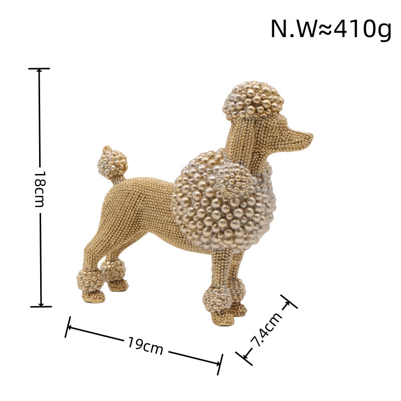 Decorative dog figure in modern design Acalora