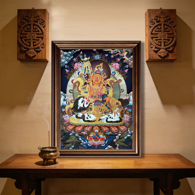 Intricate Religious Canvas Artwork