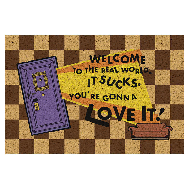 Whimsical Welcome Door Mat