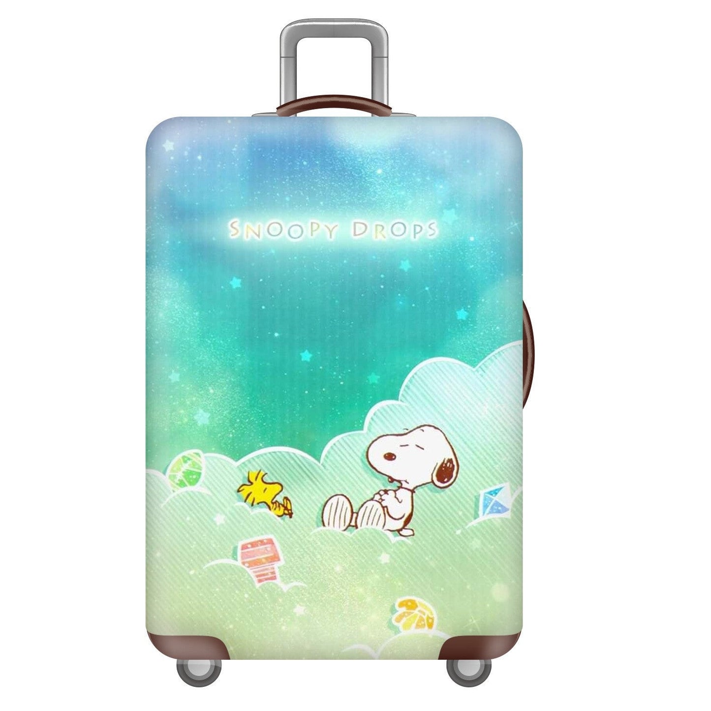 Unisex hard-shell travel suitcase with playful Snoopy motif Brehn