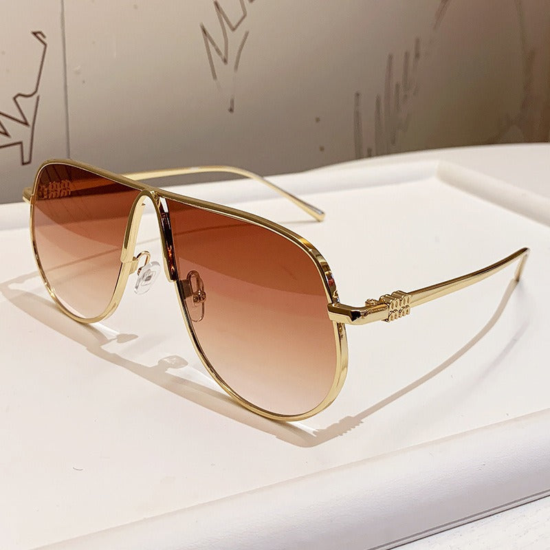 Men's Luxurious Oversized Aviator Sunglasses Bowlift