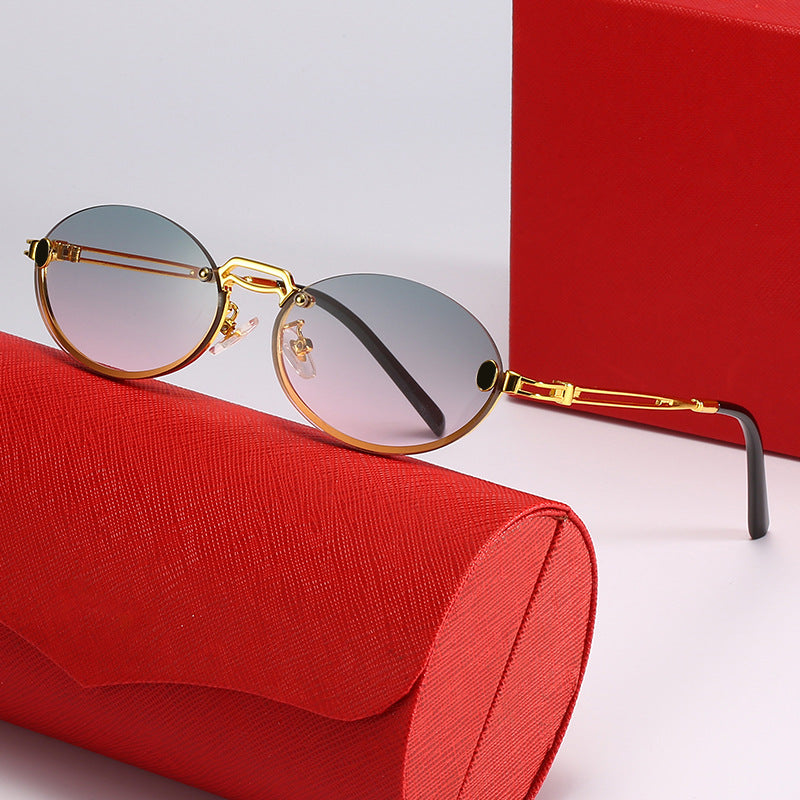 Women's fashionable sunglasses with filigree metal frame and stylish design Karnz
