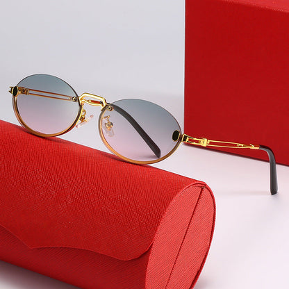 Women's fashionable sunglasses with filigree metal frame and stylish design Karnz