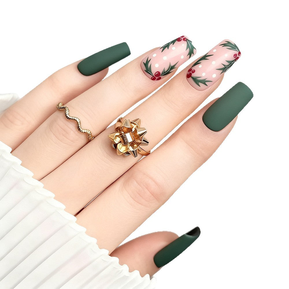 Nail art set with elegant Christmas motifs Acalora