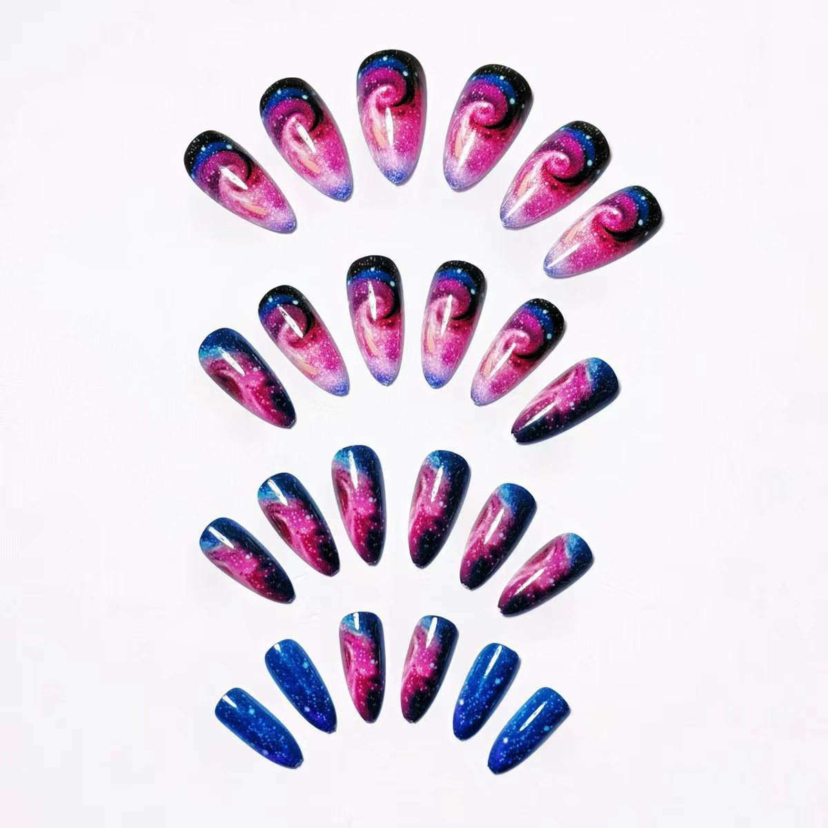 Galaxy-Inspired Nail Art Acalora