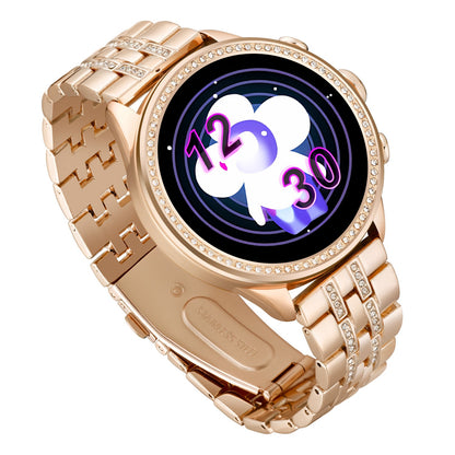 Skanto | Rose Gold Smartwatch with AMOLED Display