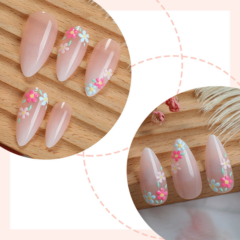 Floral Decorative Press-On Nail Set Acalora 1788496020