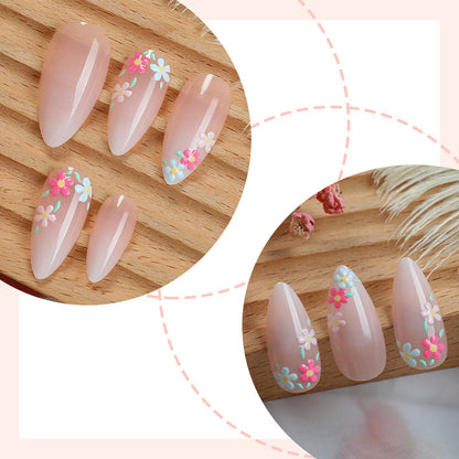 Floral Decorative Press-On Nail Set Acalora 1788496020