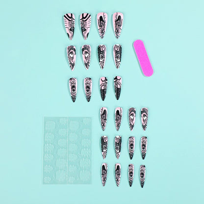 Art nails with artistic motifs Acalora