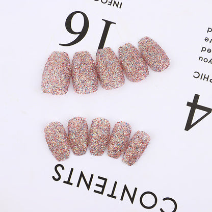 Glittering artificial nails in modern design Acalora