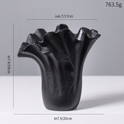 Artistic Textured Ceramic Vase