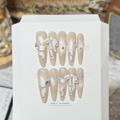 Decorative Stiletto Press-On Nail Art Kit Acalora