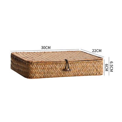 Unisex Handwoven Storage Box with Lid Kalsten