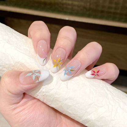Floral Art Press-On Nail Set Acalora