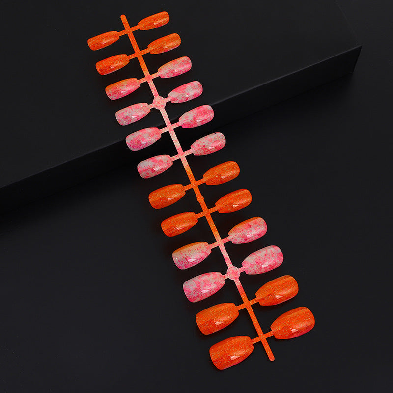 Luxury glitter design artificial nails Acalora