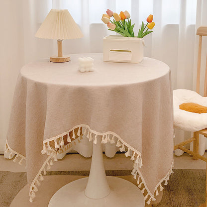 Decorative Tablecloth with Tassels