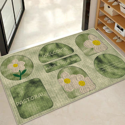 Decorative Star-patterned Bath Mat