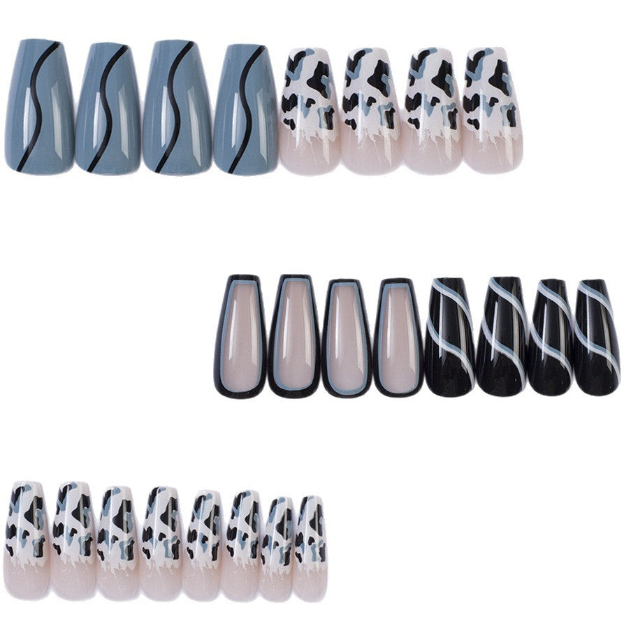 Artificial nails in modern animal pattern design Acalora