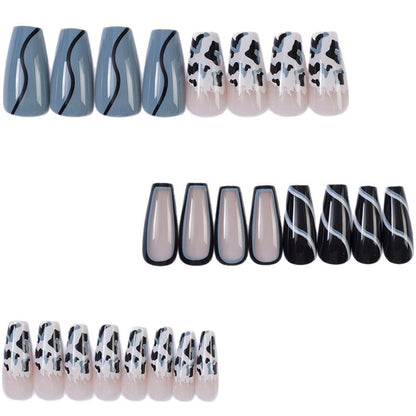 Artificial nails in modern animal pattern design Acalora