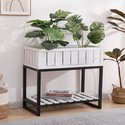 Wooden Planter Stand Acalora