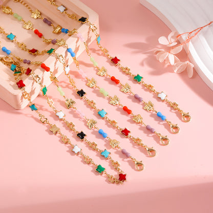 Colorful Star Charm Bracelet Acalora