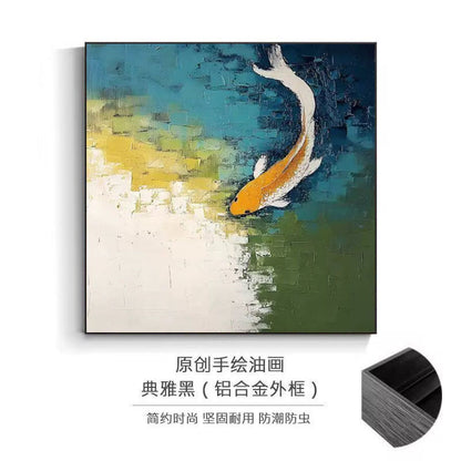 Decorative Koi Fish Canvas Art