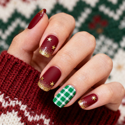 Festive Nail Art Press-On Set Acalora
