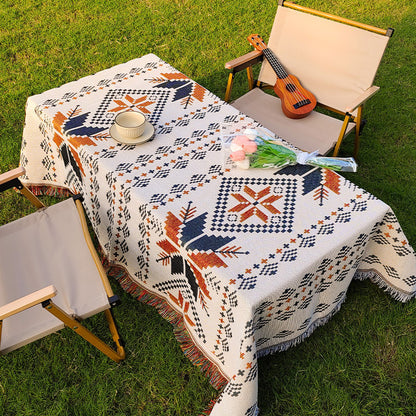 Bohemian Designed Picnic Tablecloth